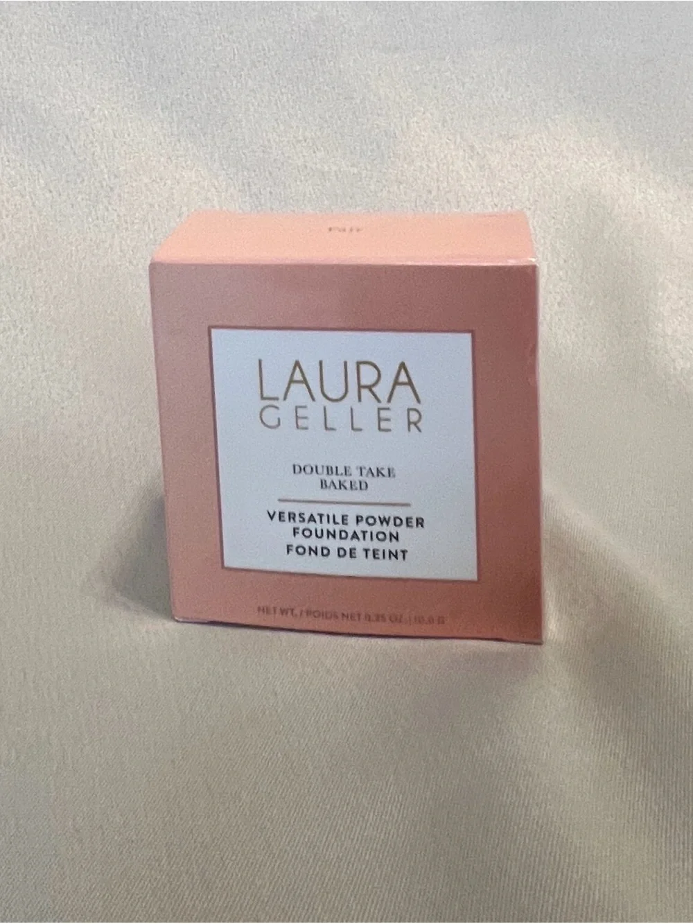 NIB $38 Laura Geller Double Take Baked Foundation Fair